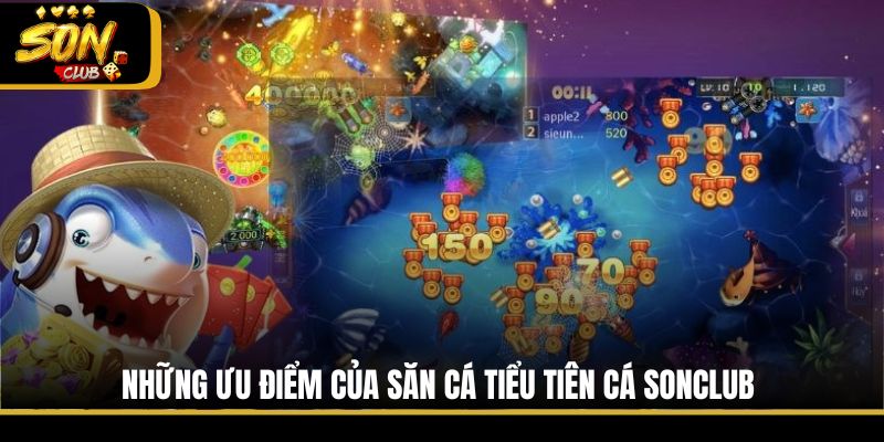 Những ưu điểm của săn cá Tiểu Tiên Cá Sonclub